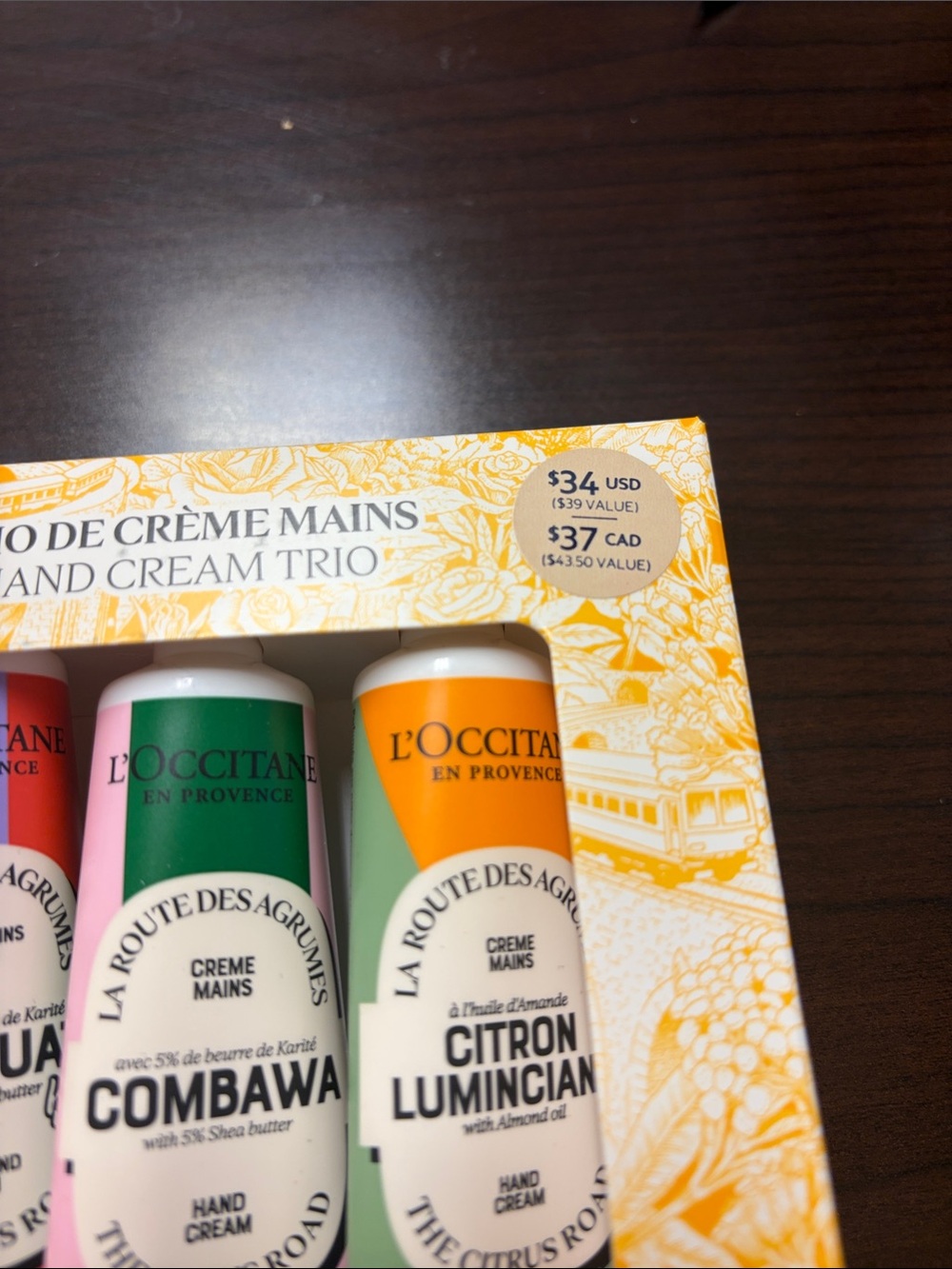 L'OCCITANE Hand Cream Trio - Orange, Pink, Green - Picture 2 of 2